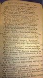 Die Kriegsdienst-Ordnung der geschlossenen Haufen und Besatzungen im Frieden. Ein Handbuch in drei Abtheilungen für den deutschen Wehrmann. So komplett.Seltene und längst vergriffene Orginal-Ausgabe von 1818!