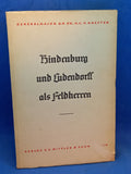 Hindenburg und Ludendorff als Feldherren