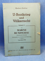 U-Bootkrieg und Völkerrecht.