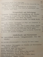 Militärwissenschaftliche und Technische Mitteilungen. Kompletter Jahrgang 1931. Eine der wohl umfangreichsten Spezial-Quell-Literatur über die Kämpfe der deutsch/österreich-ungarischen Truppen in den Gebirgskämpfen des 1.Weltkrieges