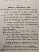 Urkundliche Beiträge und Forschungen  zur Geschichte des Preußischen Heeres. Heft 8: Die Dessauer Stammliste von 1729. Orginal-Ausgabe!