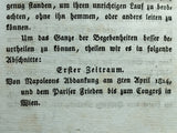 The most important consequences of the European struggle for freedom since the conclusion of the peace treaty in Paris, or the years 1814 and 1815. First and second half! Rare copy!