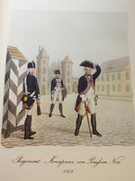 Die Uniformen der Preußischen Garden von ihrer Entstehung 1704 bis 1836.Großformat!