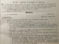 Armee-Verordnungsblatt, kompletter Jahrgang 1912. Offizielle und amtliche Mitteilungen des preußischen Kriegsministeriums zu Militärischen Fragen aller Art. Höchst informativ und sehr selten noch zu bekommen!!