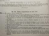 Armee-Verordnungsblatt, kompletter Jahrgang 1912. Offizielle und amtliche Mitteilungen des preußischen Kriegsministeriums zu Militärischen Fragen aller Art. Höchst informativ und sehr selten noch zu bekommen!!