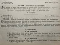 Armee-Verordnungsblatt, kompletter Jahrgang 1912. Offizielle und amtliche Mitteilungen des preußischen Kriegsministeriums zu Militärischen Fragen aller Art. Höchst informativ und sehr selten noch zu bekommen!!