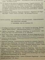 Reichswehr, Staat und NSDAP. Beiträge zur deutschen Geschichte 1930-1932