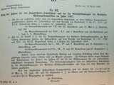 Armee-Verordnungsblatt, kompletter Jahrgang 1897. Offizielle und amtliche Mitteilungen des preußischen Kriegsministeriums zu Militärischen Fragen aller Art. Höchst informativ und sehr selten noch zu bekommen!!