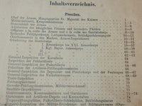 Einteilung des deutschen Heeres und der Marine nach dem Stande vom 1.April 1914. Selten!