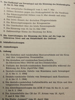 Die Räumung der Krim 1944 Eine Studie zur Entstehung der deutschen Führungsentschlüsse