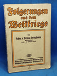 Folgerungen aus dem Weltkriege