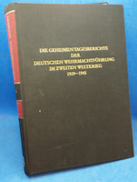 Die geheimen Tagesberichte der deutschen Wehrmachtführung im Zweiten Weltkrieg, Band 1,Teil 2: 1.September 1939-30.April 1940