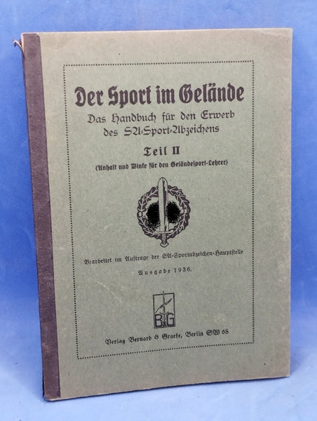 Der Sport im Gelände -Das Trainingsbuch für den Erwerb des SA-Sport-Abzeichens, Teil 2