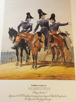 Großherzogtum Oldenburg, nach altkolorierten Lithographien um 1840 aus der Sammlung Sämtliche Truppen von Europa.