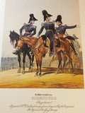 Großherzogtum Oldenburg, nach altkolorierten Lithographien um 1840 aus der Sammlung Sämtliche Truppen von Europa.