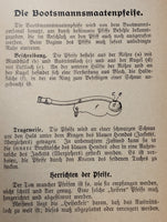 Pfeifensignale - Kurze Darstellung des Gebrauchs der Bootsmannsmaatenpfeife und der Batteriepfeife in der Reichsmarine.