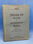 D.V.Pl. Nr. 487. Führung und Gefecht der verbundenen Waffen (F. u. G.) Abschnitt I-XI. Vom 1. September 1921
