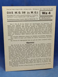 Wa 4.  Das M.G.08 (s.M.G.) (Texttafel)