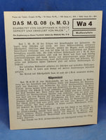 Wa 4.  Das M.G.08 (s.M.G.) (Texttafel)