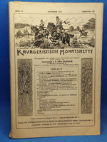 Kavalleristische Monatshefte. Heft 12, 1912. Aus dem Inhalt: Tätigkeit der Heereskavallerie im deutschen Kaisermanöver 1912/ Die 2. und 4. Kavalleriesdivision in der Schlacht bei Orleans Dezember 1870/ Kavallerieführung sowie weitere Aufsätze.