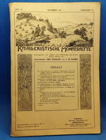 Kavalleristische Monatshefte. Heft 12, 1911. Aus dem Inhalt: Heereskavallerie im deutschen Kaisermanöver 1911/ Berliner Geländeritt/ Verwendung der Kavallerie in der Tiefebene sowie weitere Aufsätze