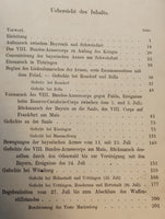 Antheil der königlich bayerischen Armee am Kriege des Jahres 1866