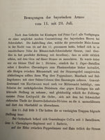 Antheil der königlich bayerischen Armee am Kriege des Jahres 1866
