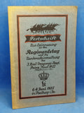 Festschrift zur Erinnerung an den Regimentstag und die Denkmaleinweihung des 3. Bad. Dragoner-Regt. Prinz Karl No. 22 (Mülhausen i. Els.), 6. - 8. Juli 1925