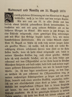Serious and cheerful memories of an orderly officer in the year 1870/71. Volume 1.