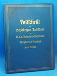 Festschrift zum 150jährigen Jubiläum des K.b. 8. Infanterie-Regiments Großherzog Friedrich von Baden. Seltenes Goldschnitt-Exemplar!