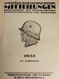 Militärwissenschaftliche Mitteilungen 1932. 63. Jahrgang. Eine der wohl umfangreichsten Spezial-Quell-Literatur über die Kämpfe der deutsch/österreich-ungarischen Truppen in den Gebirgskämpfen des 1.Weltkrieges