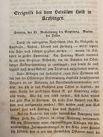 Die Militärmeuterei in Baden. Aus authentischen Quellen zusammengetragen von einem badischen Offizier. Sehr seltenes Exemplar!