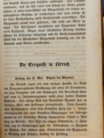 Die Militärmeuterei in Baden. Aus authentischen Quellen zusammengetragen von einem badischen Offizier. Sehr seltenes Exemplar!