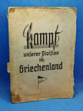 Kampf unserer Division in Griechenland.