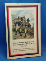 Festschrift zur Feier der 125. Wiederkehr des Jahres der Errichtung des Regiments am 9./10.Juni 1934 des Infanterie-Regiments Kaiser Friedrich, König von Preussen (7. Württ.) Nr. 125