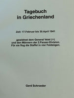 Chronik der 1.Nahaufklärungsstaffel(H) / 14 Pz. bei der 2.Panzerdivision im Griechenland- und Russlandfeldzug 1941/1942. Seltene Rarität!