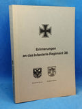 Erinnerungen an das Infanterie-Regiment 36