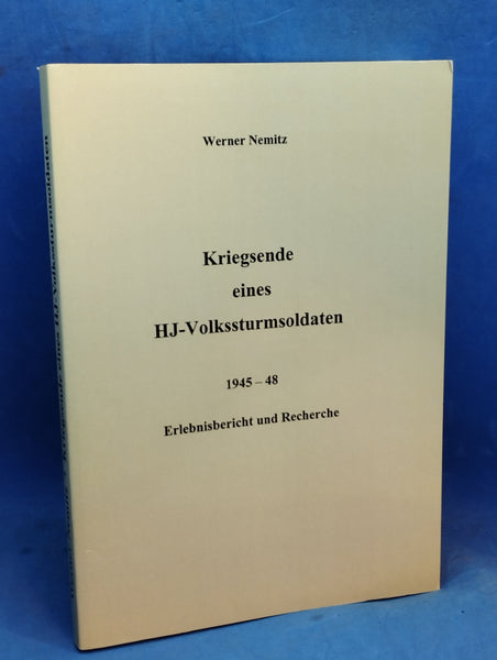 Kriegsende eines HJ-Volkssturmsoldaten