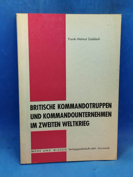 Britische Kommandotruppen und Kommandounternehmen im Zweiten Weltkrieg