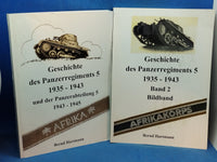 Geschichte des Panzerregiments 5 : 1935-1943 und der Panzerabteilung 5 : 1943-1945. Dazu Band 2: Bildband