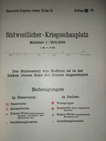 Österreich-Ungarns letzter Krieg 1914-1918. DAS! Generalstabswerk des österr. Generalstabes zum 1.Weltkrieg. Band 1-7 +Registerband, mit den kompletten  Beilagenkasetten,so komplett! Seltene Rarität!