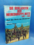 The battles of Army Group Centre 1941-1944. - From the division's perspective.