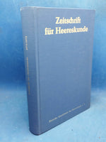 Zeitschrift für Heereskunde, komplette Jahrgänge 1971-1972, in einem Band gebunden!