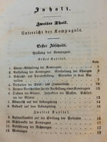 Taschenbuch des Waffen-Unterrichts der königl. bayerischen Infanterie. Theil 2. Seltenes Orginalwerk aus dem Jahre 1849!