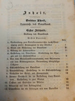 Pocket book of weapons instruction for the Royal Bavarian Infantry. Part 3 Rare original work from 1849! 