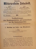 German Military Medical Journal of the Year 1891. Complete Annual Volume!