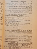 Ranking list of active service personnel of the Royal Prussian Army and the XIII. (Royal Württemberg) Army Corps 1900. 