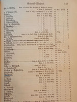 Ranking list of active service personnel of the Royal Prussian Army and the XIII. (Royal Württemberg) Army Corps 1900. 