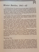 Standing Fast: German Defensive Doctrine on the Russian Front During World War II; Prewar to March 1943