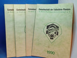 Gemeinschaft der Fallschirm-Pioniere Im Bund Deutscher Fallschirmjäger. Konvolut von 4 Heften 1985,1990,1991,1992.